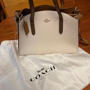 Two toned Coach tote